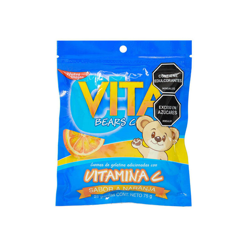( ) GOMAS VITABEARS C NARANJA 25 UND ICOM