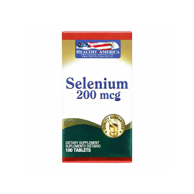SELENIUM 200MCG HEALTHY AMERICA 100TAB