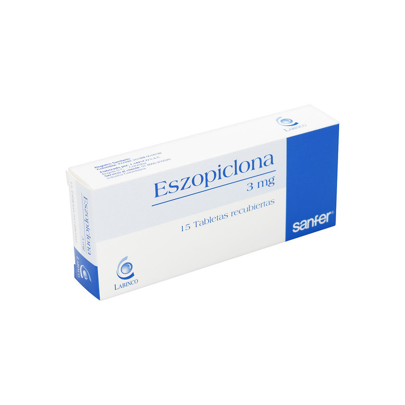 ESZOPICLONA 3 MG 15 TBS LBC (M) 28495