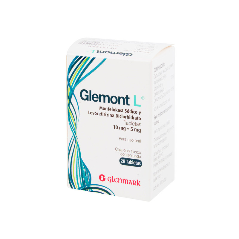 GLEMONT L 10MG 5MG 28 TABLETAS(PDB)(PAE)