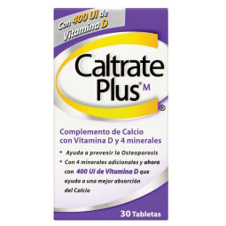 CALTRATE PLUS 400UI 30 TBS