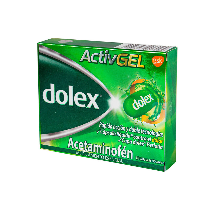 DOLEX ACTIVEGEL 10 CAPSULAS LIQUIDAS