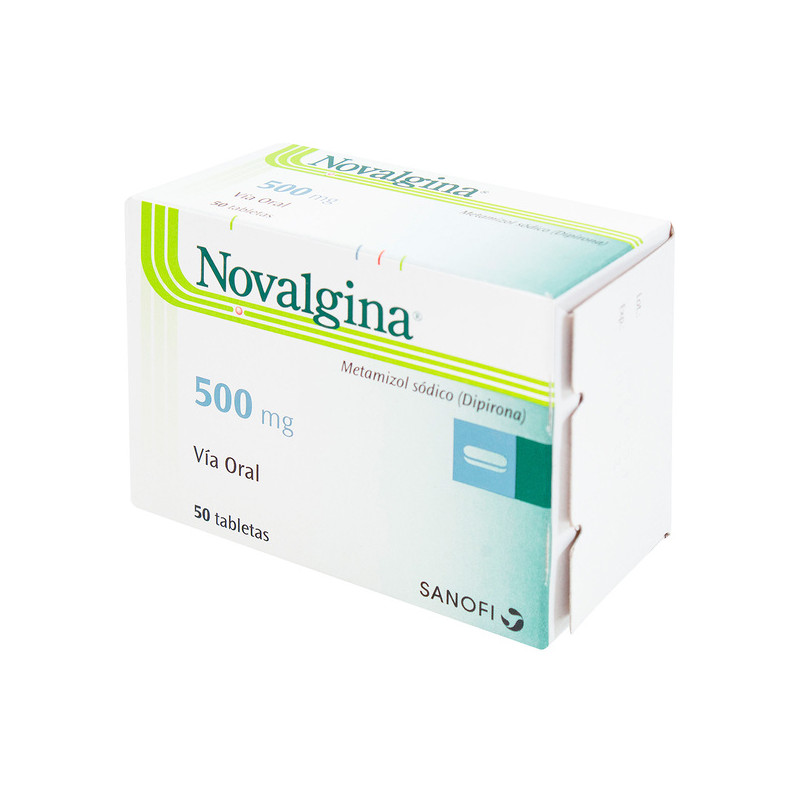 NOVALGINA 500 MG 50 TBS