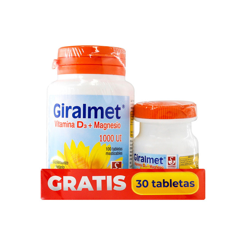 GIRALMET 1.000 UI 100 TABS GTS 30 TABS