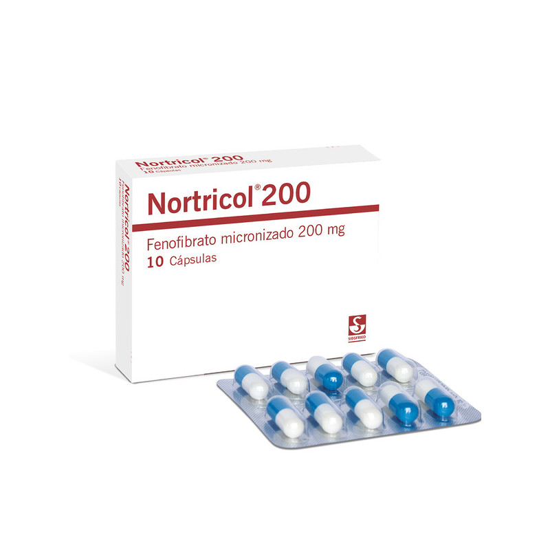 NORTRICOL 200 MG 10 CAP.(M)9240(PDB)