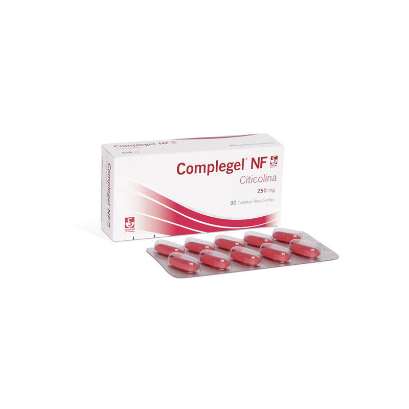 COMPLEGEL NF 250 MG 30 TBS (3% )(PDB)