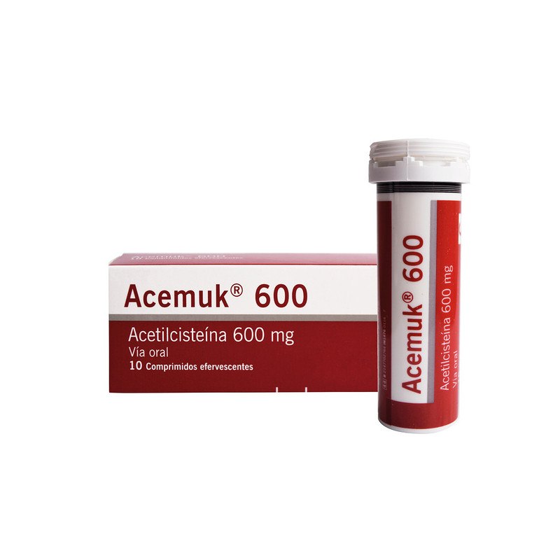 ( ) ACEMUK 600 MG 10 COMPR.EFERVECENTE(PDB)