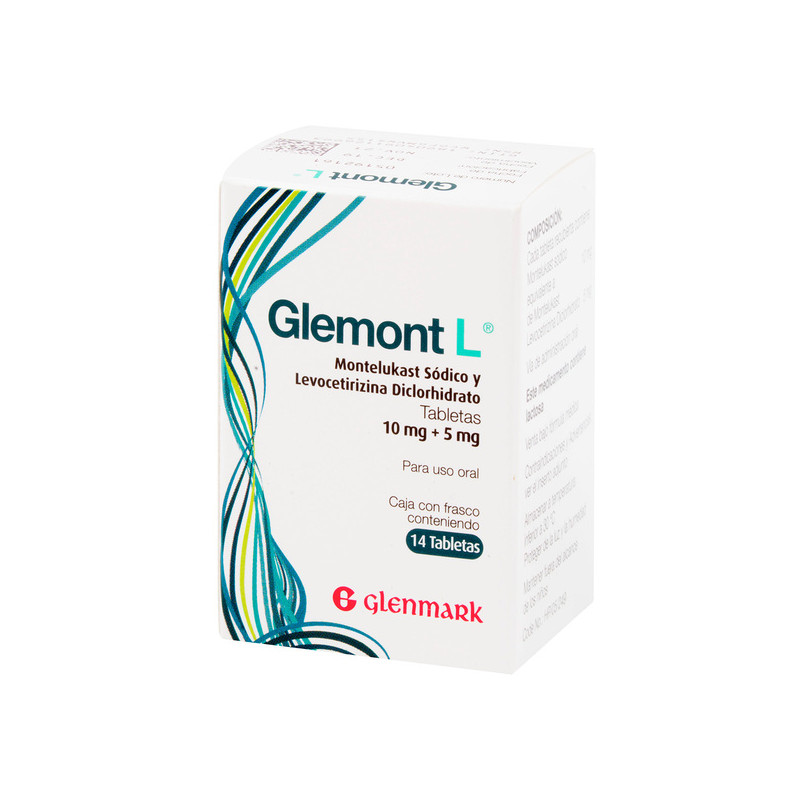 GLEMONT L 10MG 5MG 14 TABLETAS(PDB)