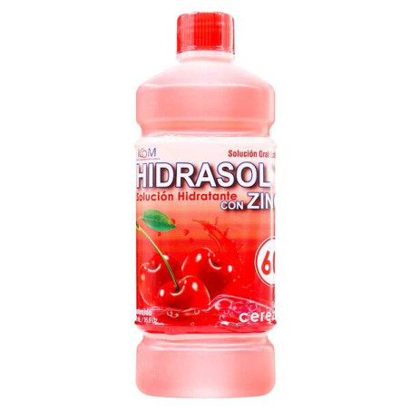 ( ) HIDRASOL 60 CON ZINC CEREZA 500ML ICOM