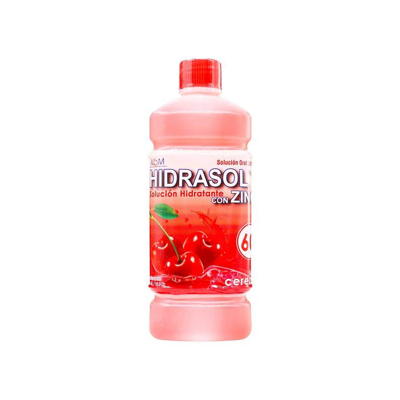 ( ) HIDRASOL 60 CON ZINC CEREZA 500ML ICOM