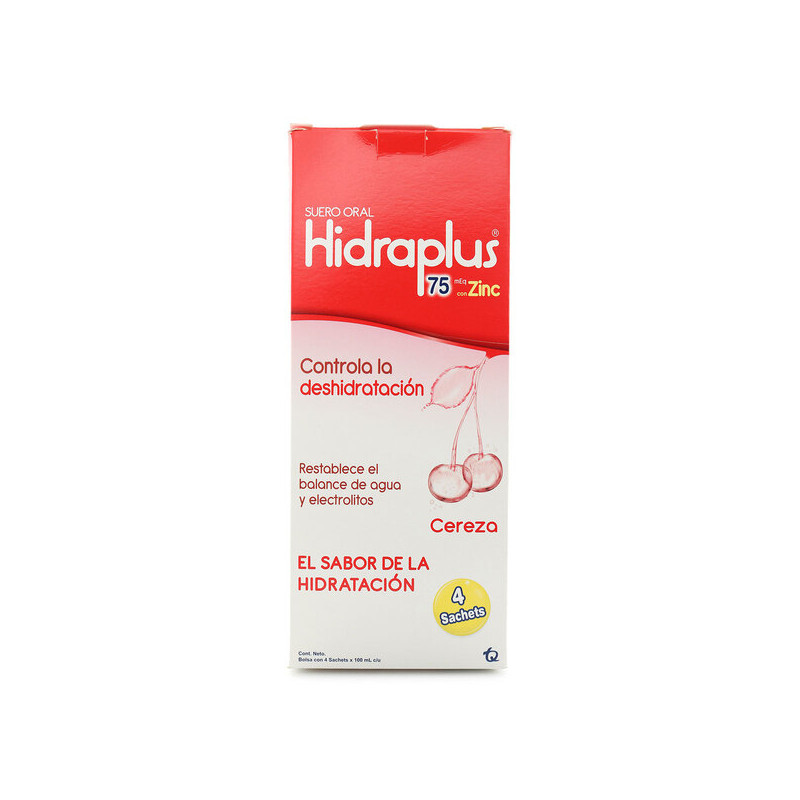 HIDRAPLUS 75 ZINC CEREZA BOL.100ML 4UND