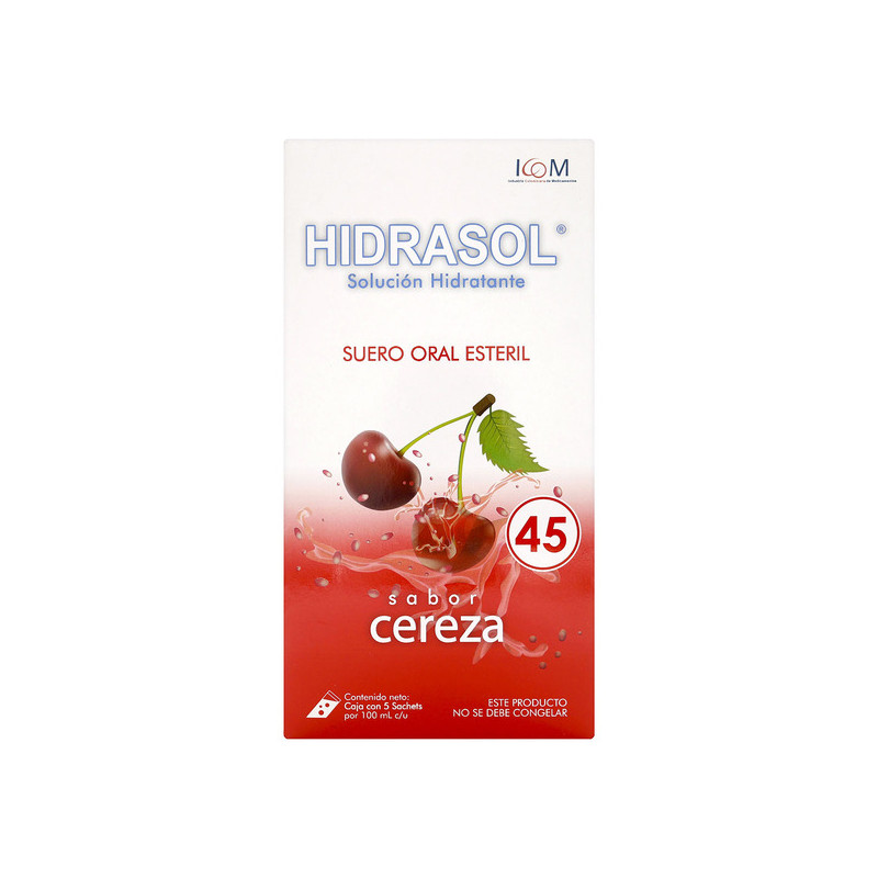 ( ) HIDRASOL 45 CEREZA BOLSA 100ML 5UND ICOM