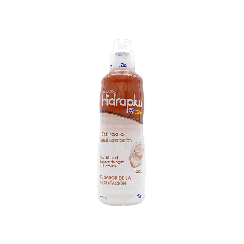 HIDRAPLUS 75 ZINC COCO 400 ML SUERO O