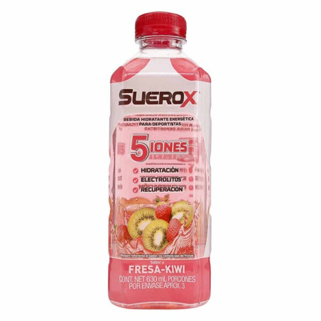 SUEROX BEB.HID.ENE.FRESA KIW 630 ML (SF)          
