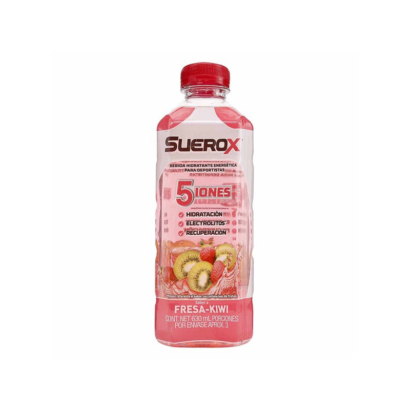 SUEROX BEB.HID.ENE.FRESA KIW 630 ML (SF)          