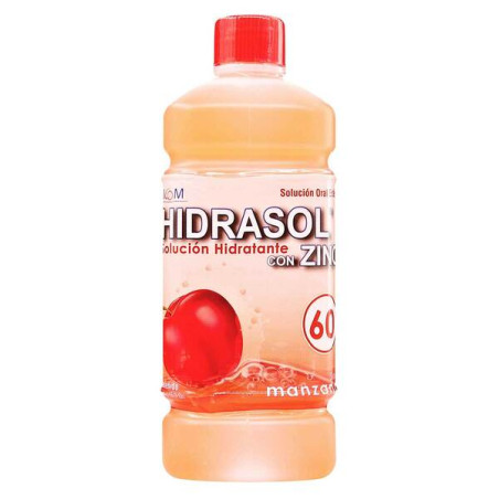 ( ) HIDRASOL 60 CON ZINC MANZANA 500ML ICOM