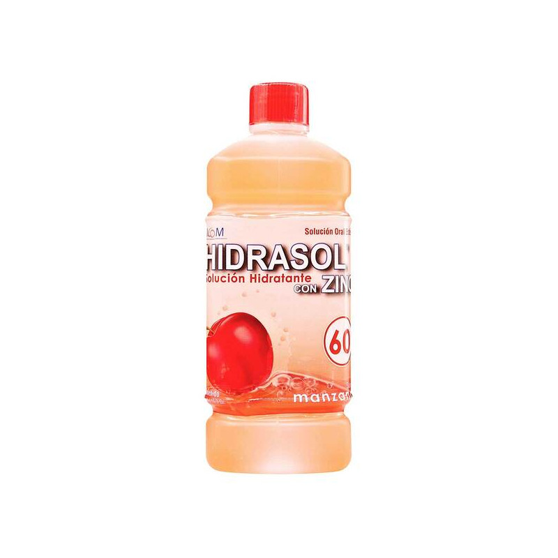 ( ) HIDRASOL 60 CON ZINC MANZANA 500ML ICOM