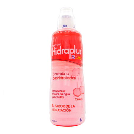 HIDRAPLUS 75 ZINC CEREZA 400 ML SUERO O