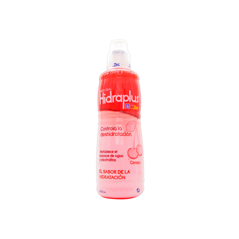 HIDRAPLUS 75 ZINC CEREZA 400 ML SUERO O