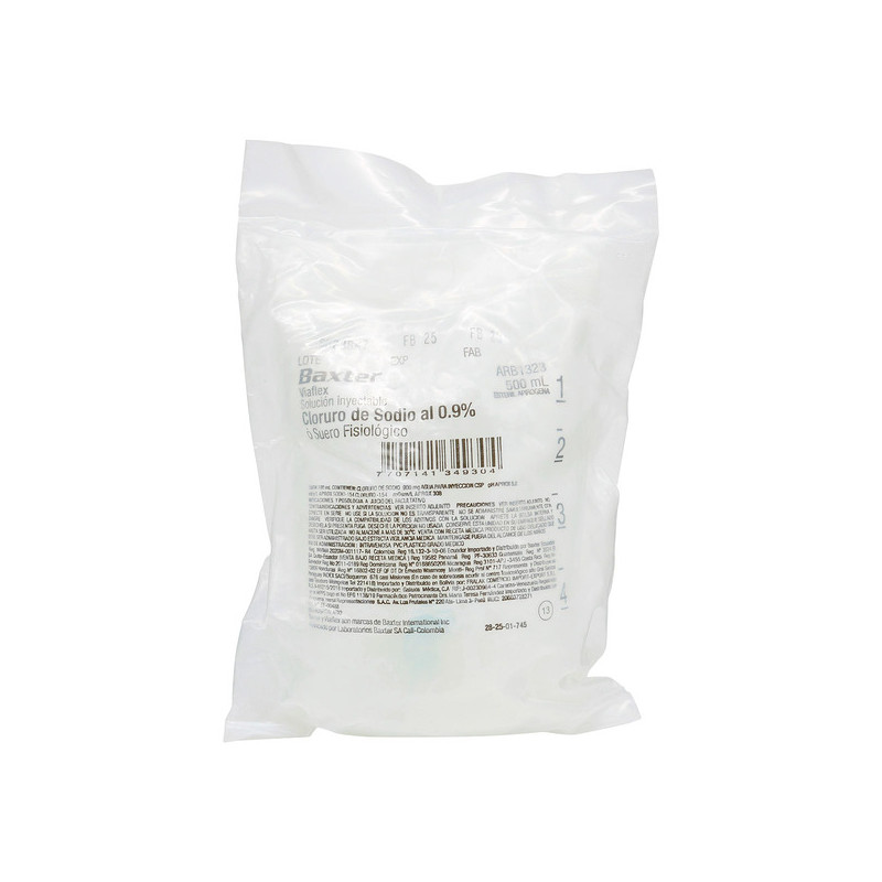 SUERO FISIOLOGICO CLOR.SODIO 500 ML 1323          