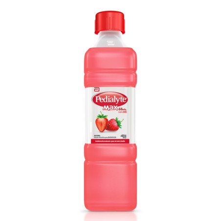 PEDIALYTE MAX CON ZINC 60 FRESA 500 ML