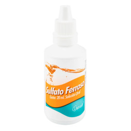 SULFATO FERROSO GOTAS 125 MG/ML LP