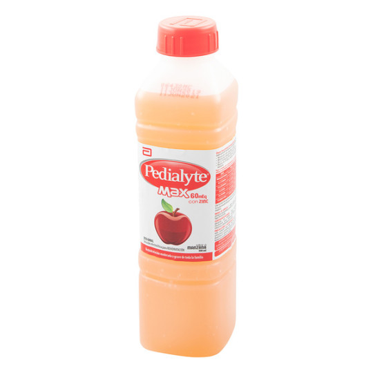 PEDIALYTE CON ZINC 60 MANZANA 500 ML