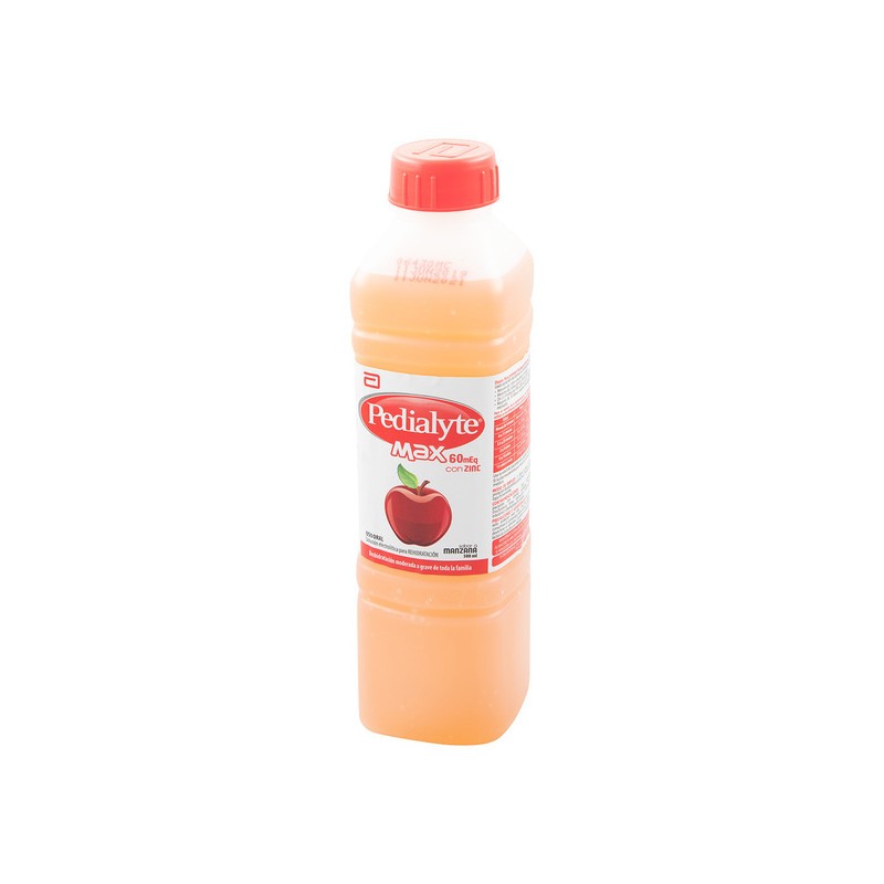 PEDIALYTE CON ZINC 60 MANZANA 500 ML