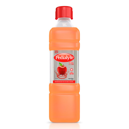 PEDIALYTE CON ZINC 30 MANZANA 500 ML