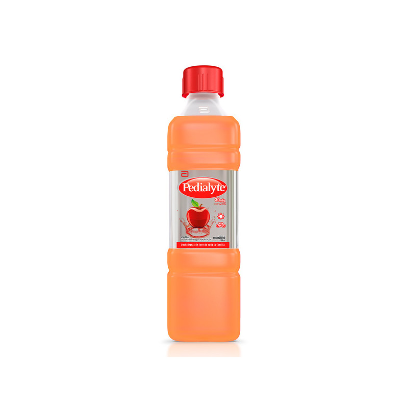 PEDIALYTE CON ZINC 30 MANZANA 500 ML