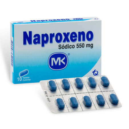 NAPROXENO 550 MG 10 TABLETAS MK