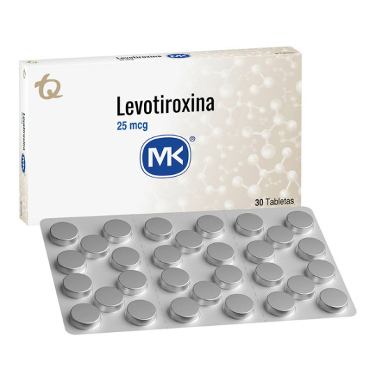 LEVOTIROXINA 25 MCG 30 TBS MK