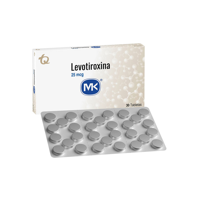 LEVOTIROXINA 25 MCG 30 TBS MK
