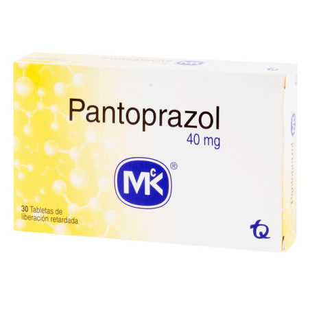 PANTOPRAZOL 40 MG 30 TABLETAS MK (PAE)