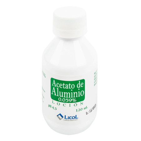 ACETATO DE ALUMINIO 120 ML LC                     