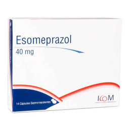 ( ) ESOMEPRAZOL 40 MG 14 CAPSULAS ICOM