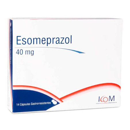( ) ESOMEPRAZOL 40 MG 14 CAPSULAS ICOM