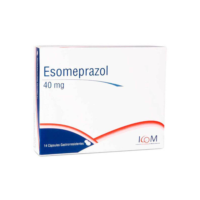 ( ) ESOMEPRAZOL 40 MG 14 CAPSULAS ICOM