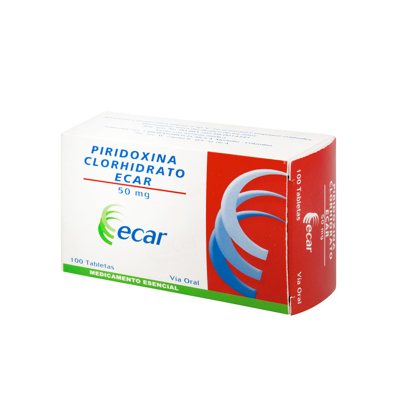 PIRIDOXINA CLORHIDRATO 50 MG 100 TBS EC