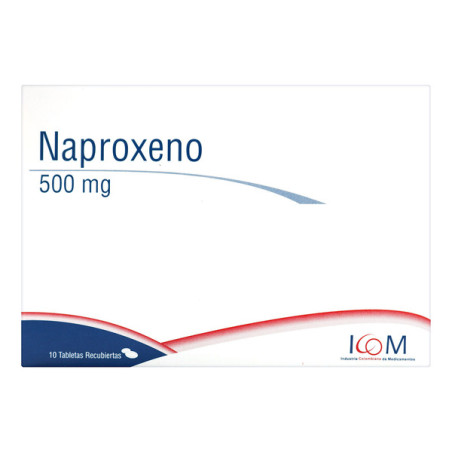 ( ) NAPROXENO 500 MG 10TBS ICOM MQ