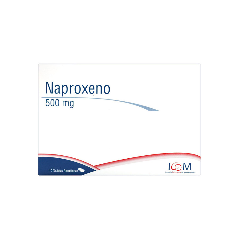 ( ) NAPROXENO 500 MG 10TBS ICOM MQ
