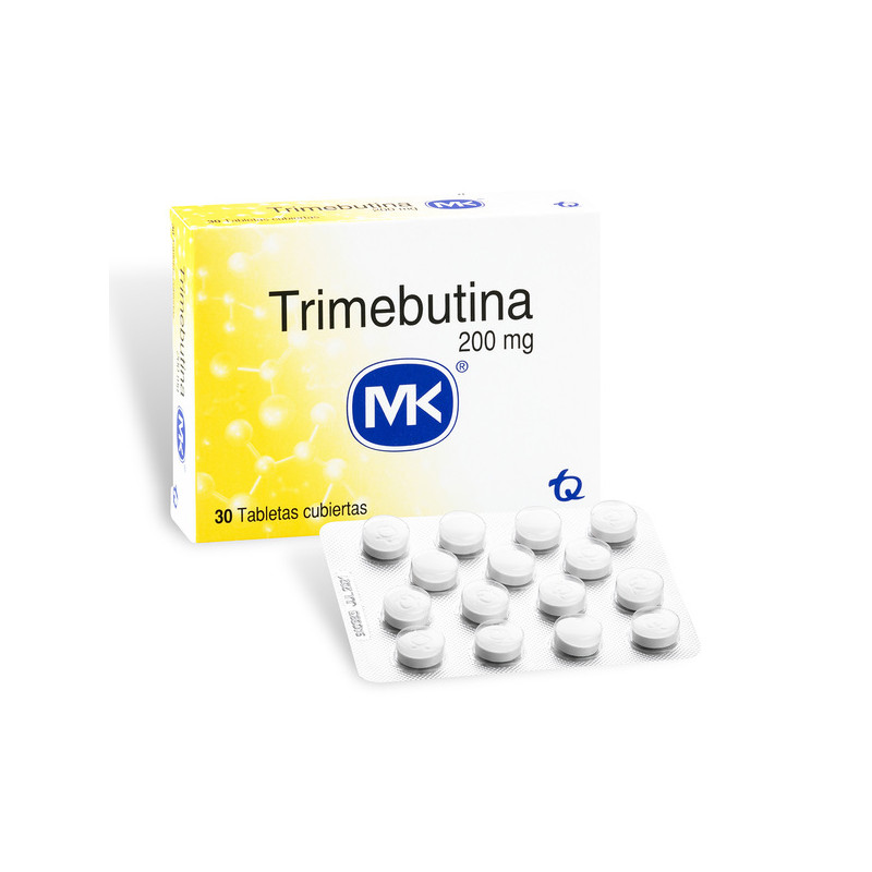 TRIMEBUTINA 200 MG 30 TABLETAS MK