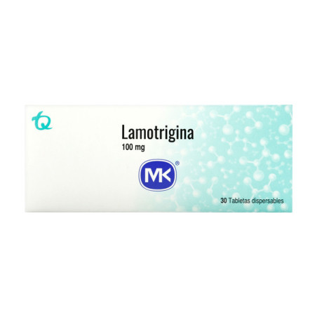 LAMOTRIGINA 100 MG 30 TABLETAS (M)48780