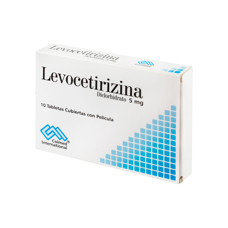 ( ) LEVOCETIRIZINA 5 MG 10 TABLETAS PC                