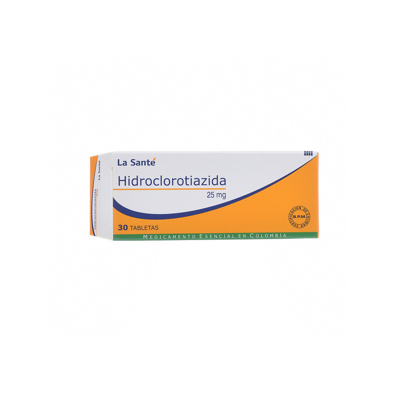 ( ) HIDROCLOROTIAZIDA 25 MG 30 TBS LS