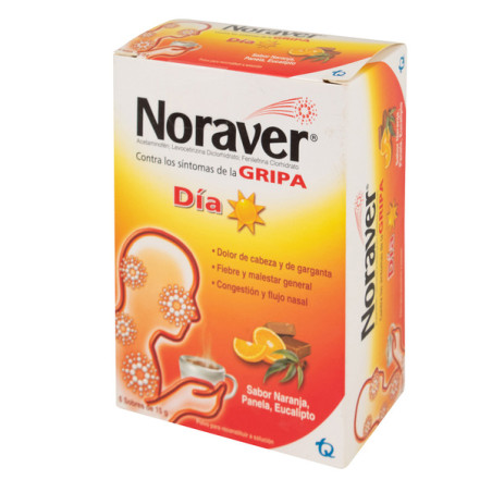 NORAVER GRIPA BEBIDA DIA 15 GR 6 SBS