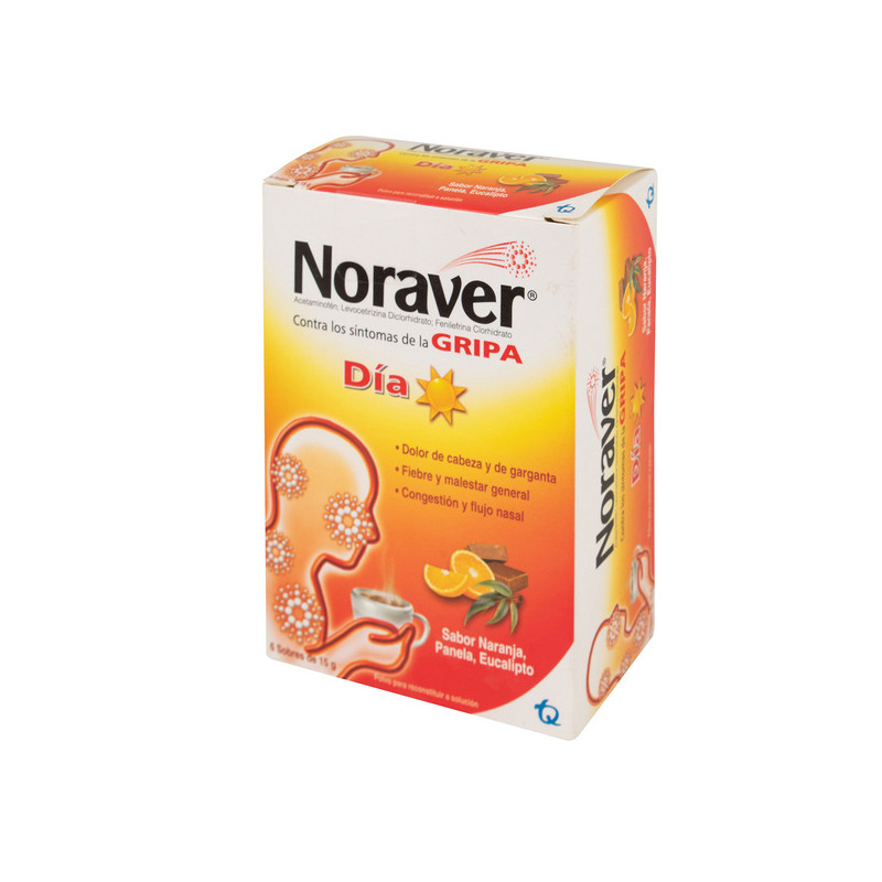 NORAVER GRIPA BEBIDA DIA 15 GR 6 SBS