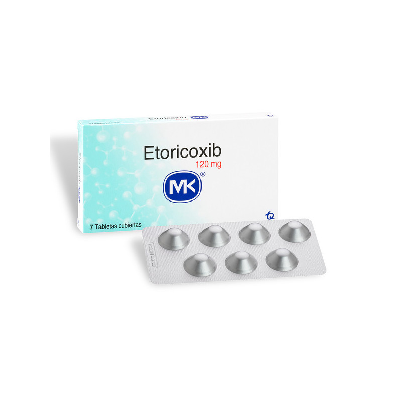 ETORICOXIB 120 MG 7 TBS MK