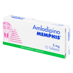 ( ) AMLODIPINO 5 MG 10 TABLETAS MP