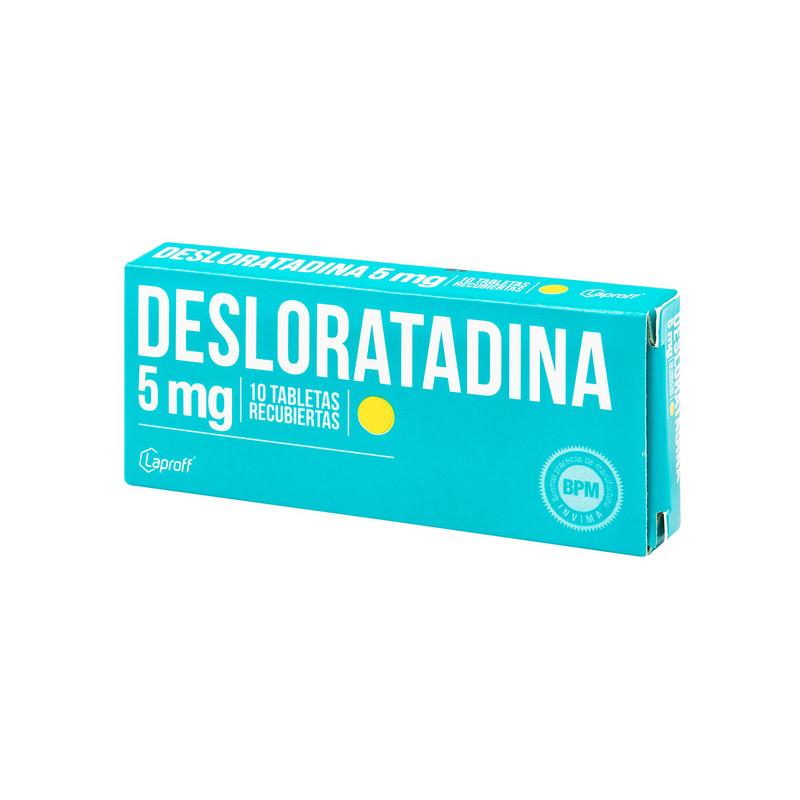 DESLORATADINA 5 MG 10 TABLETAS LP